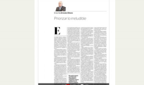 Priorizar lo Ineludible – Columna de Ernesto Ottone – Diario La Tercera.